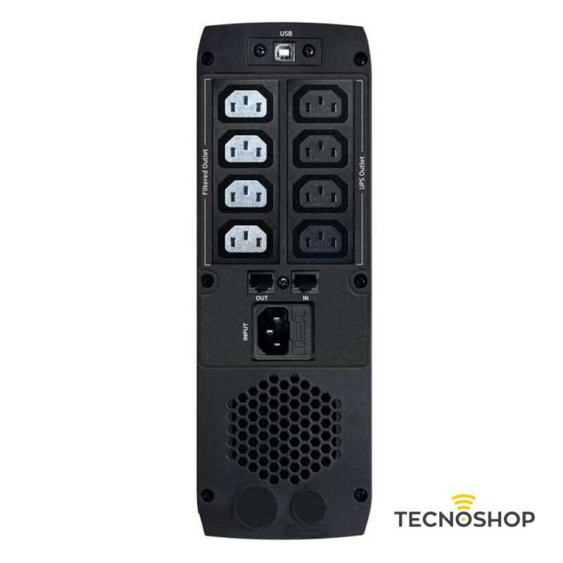 TECNOWARE UPS EXA LCD PLUS OFF-LINE 1000VA - immagine 2