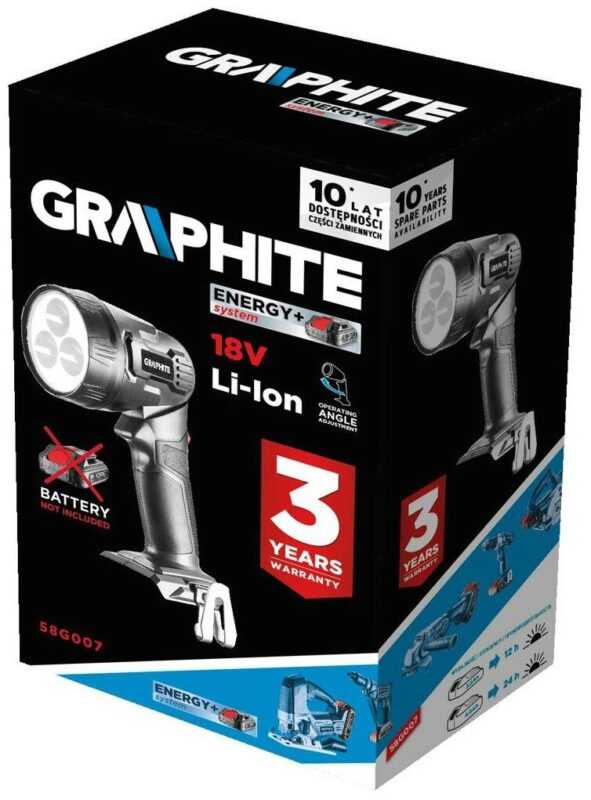 GRAPHITE LAMPADA DA OFFICINA 18V - SOLO UTENSILE - immagine 3