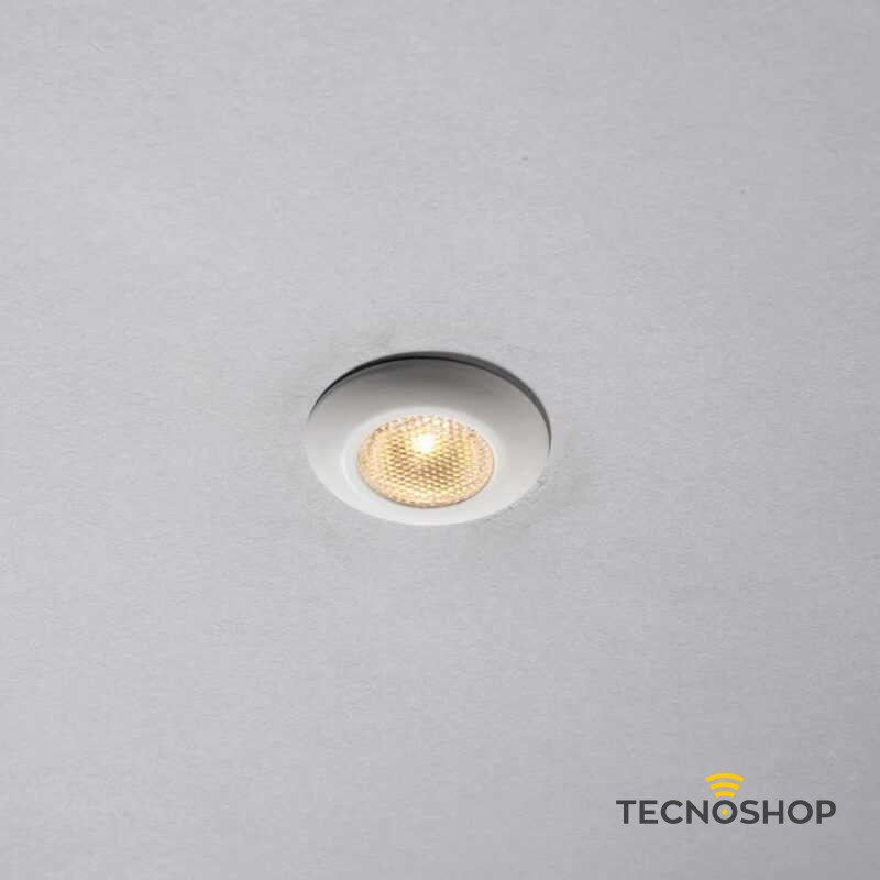 INTEC INCASSO LED "ASSO" ROTONDO 1W 4000K D.32mm BIANCO - immagine 2