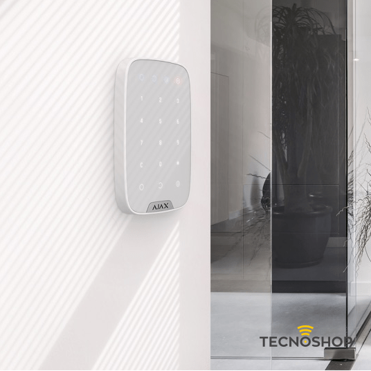 AJAX KEYPAD TASTIERA WIRELESS PER INSERIRE/DISINSERIRE ALLARME BIANCA - immagine 3