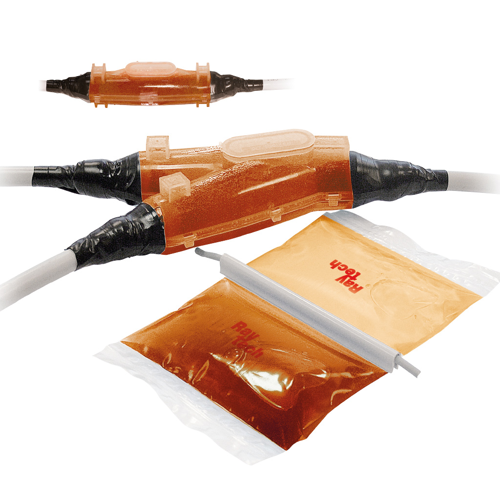 RAYTECH GIUNTO CON RESINA BICOMPONENTE DERIVATO PER CAVO 0,6/1 kV - immagine 2