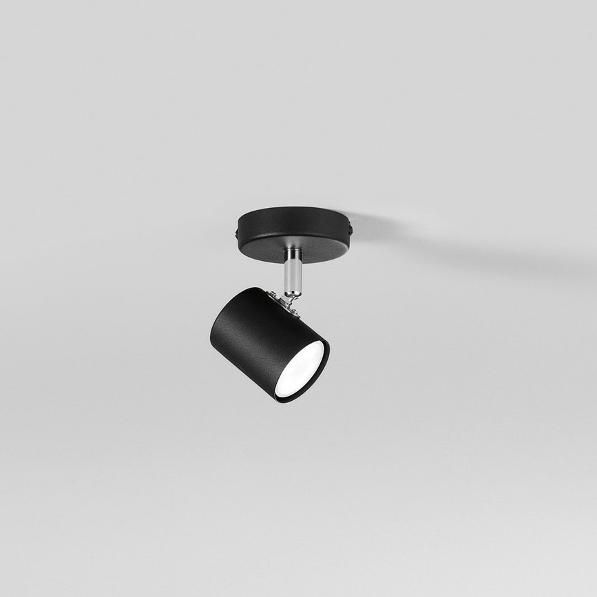 INTEC SPOT ZERO ORIENTABILE 1xGU10 NERO - immagine 2