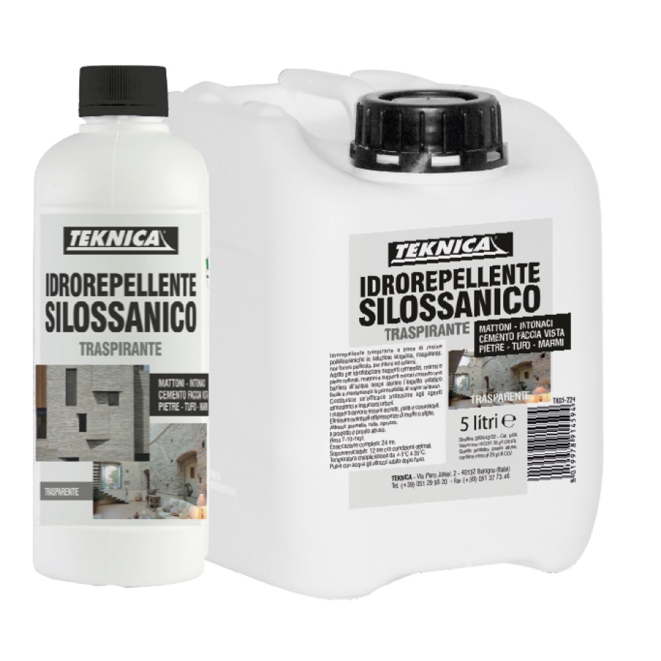 TEKNICA IDROREPELLENTE SILOSSANICO ALL'ACQUA 5 LT TRASPARENTE