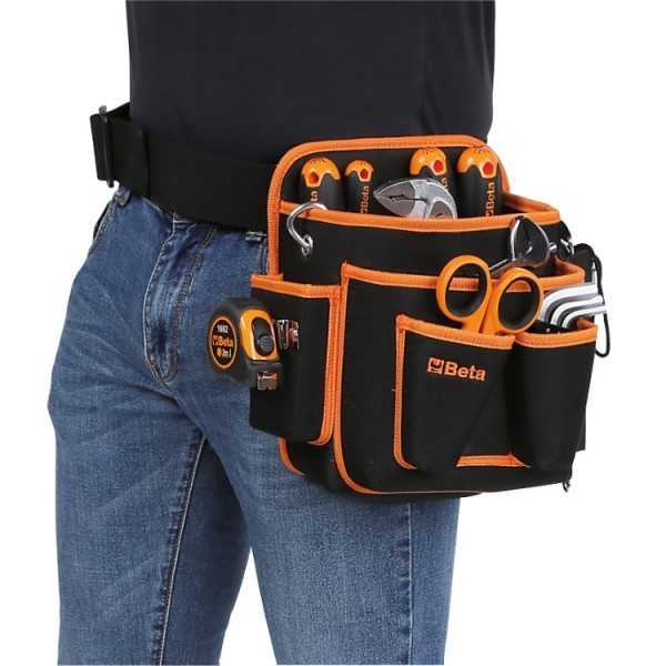 BETA BORSA PORTA ATTREZZI CON CINTURA E 6 TASCHE CON ELASTICI - immagine 4