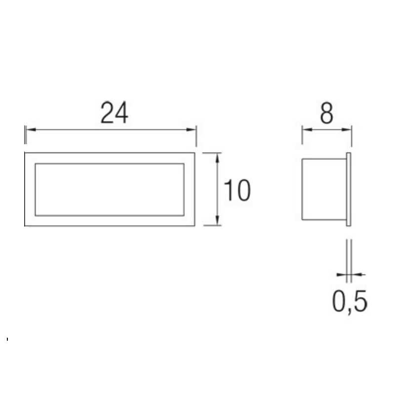 LEDS-C4 SEGNAPASSO "HERCULES" 1xE27 SILVER - immagine 2
