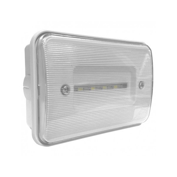 KROS LAMPADA EMERGENZA PER 503 S.E. 150LM 3H IP40 SCHERMO TRASPARENTE - immagine 3