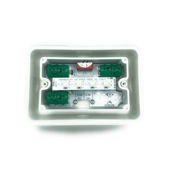 KROS LAMPADA EMERGENZA PER 503 S.E. 150LM 3H IP40 SCHERMO OPALE - immagine 2