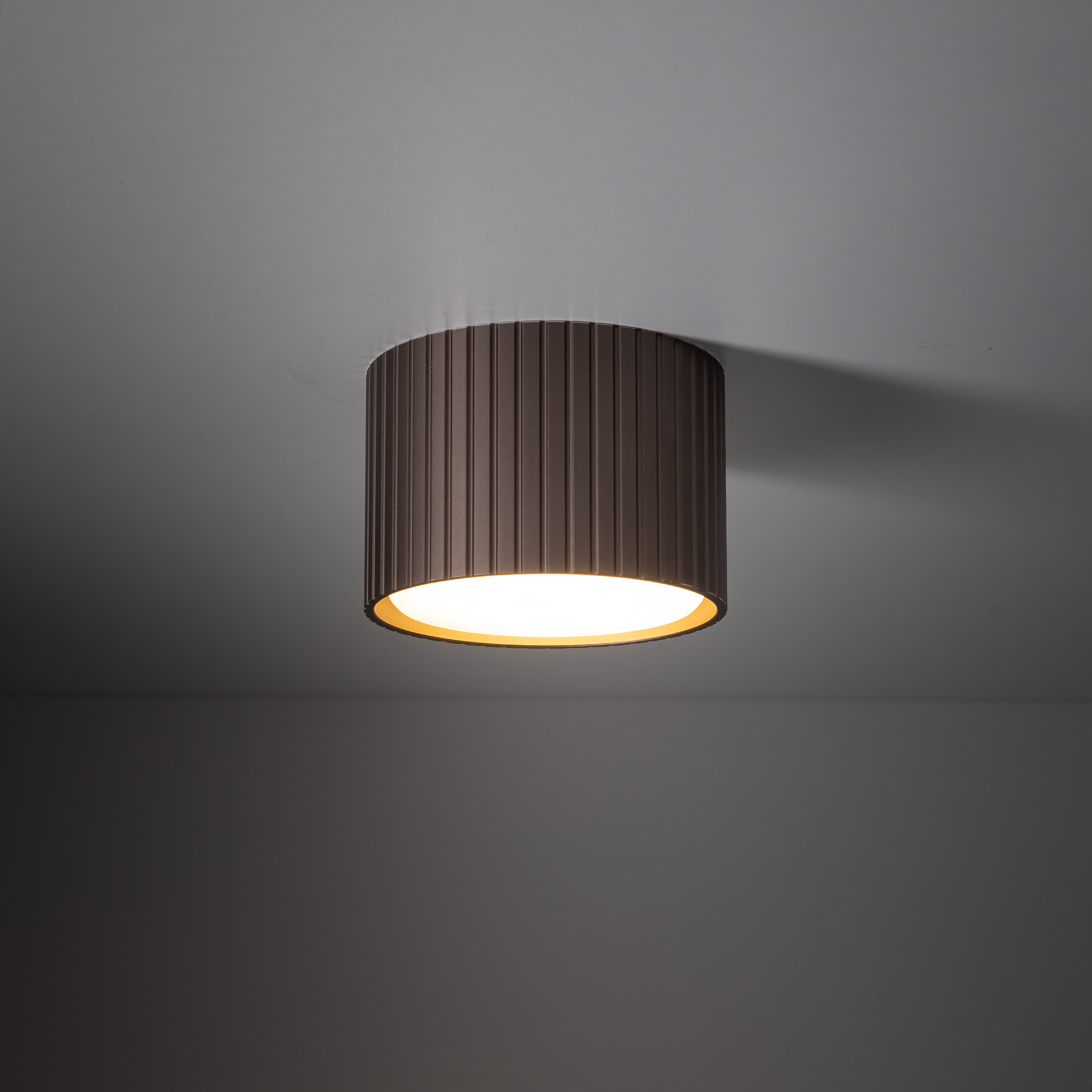 TK LIGHTING LAMPADA DA SOFFITTO FERRO CON GX53 3000K 560LM MARRONE - immagine 2