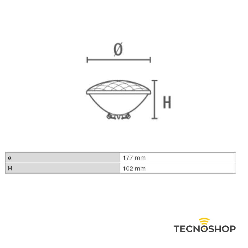 DURALAMP LAMPADA LED PAR56 6500K 12Vac PER PISCINA - immagine 2