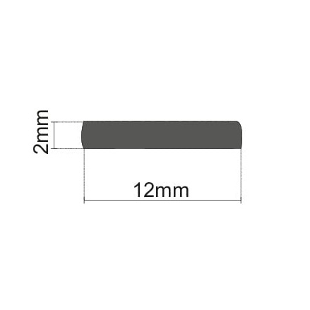 LIFE PROFILO ALLUMINIO PIATTO SERIE GHOST SENZA COVER - 2MT - immagine 4