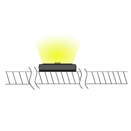 LIFE PROFILO ALLUMINIO PIATTO SERIE GHOST SENZA COVER - 2MT - immagine 3