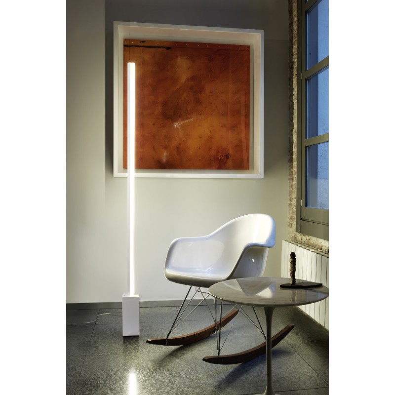 LEDS-C4 PIANTANA CIRCOLARE A STELO DIMMERABILE 27W 3000K BIANCA - immagine 2