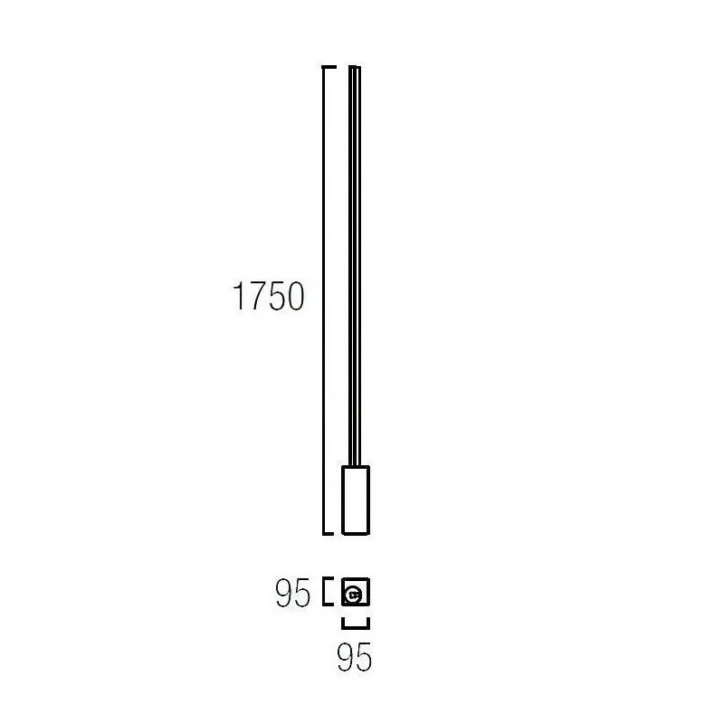 LEDS-C4 PIANTANA CIRCOLARE A STELO DIMMERABILE 27W 3000K BIANCA - immagine 6