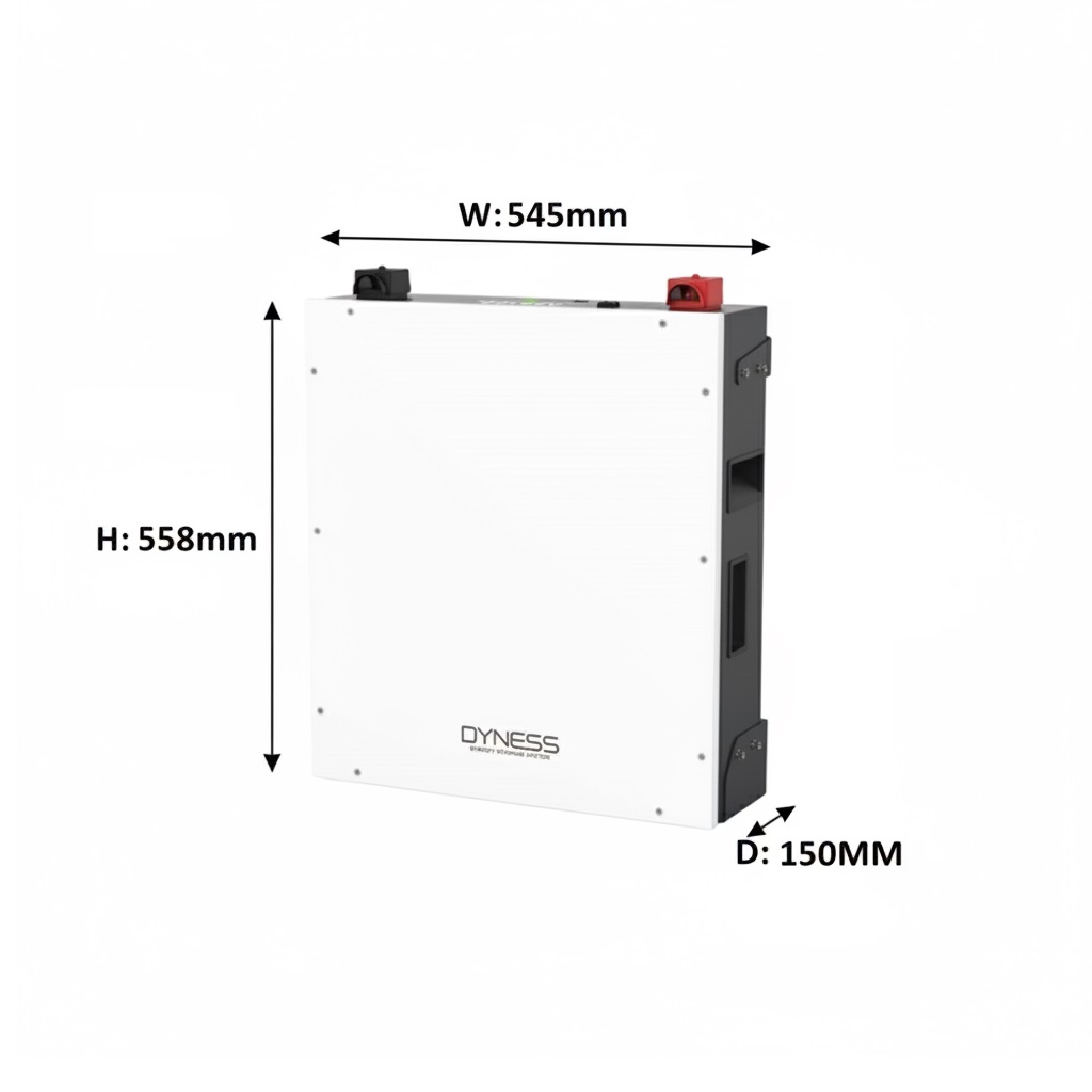 DYNESS BATTERIA DL5.0C LITHIO 5,12 kWh 100A 48V PENSILE O IMPILABILE - immagine 3