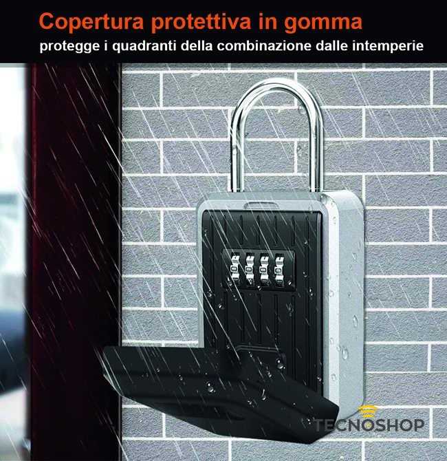VIGOR CASSETTA PORTACHIAVI CON COMBINAZIONE A 4 CIFRE - immagine 4