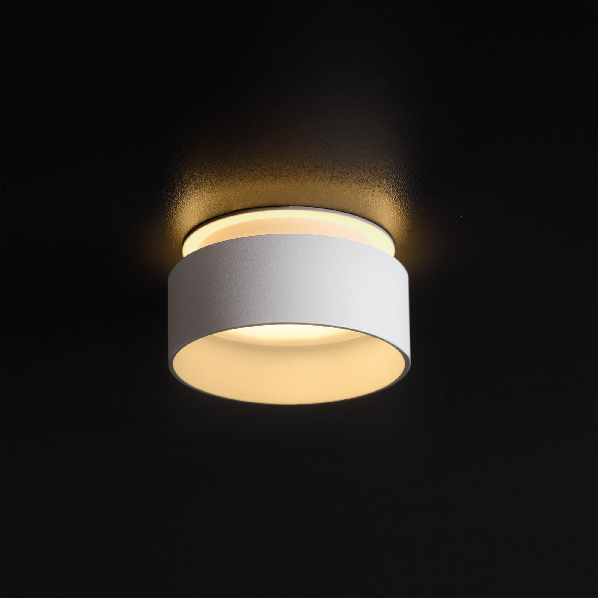 KANLUX FARETTO BIANCO 1xGU10 CON INTERNO ORO FORO Ø67 D.80mm - immagine 2