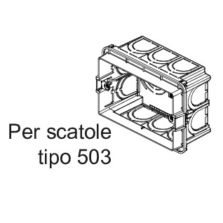 LIFE SEGNAPASSO LED 220V TRICOLOR IP65 PER SCATOLA 503 - immagine 4