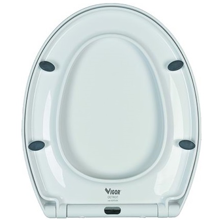 VIGOR SEDILE COPRIWATER UNIVERSALE BIANCO CON CHIUSURA RALLENTATA - immagine 3