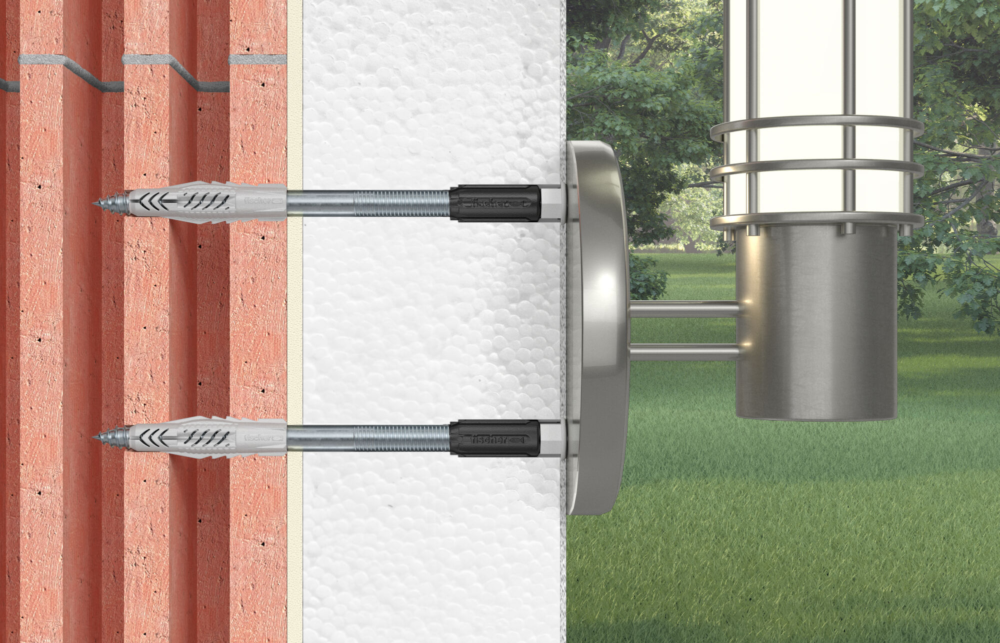 FISCHER VITONE THERMAX M10 L.100/120mm PER CAPPOTTI CON DISSIPATORE TERMICA - immagine 2