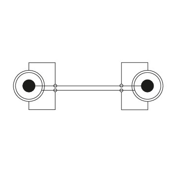 LIFE CAVETTO DOPPIA SPINA STEREO 3.5mm L.1,5m - immagine 3