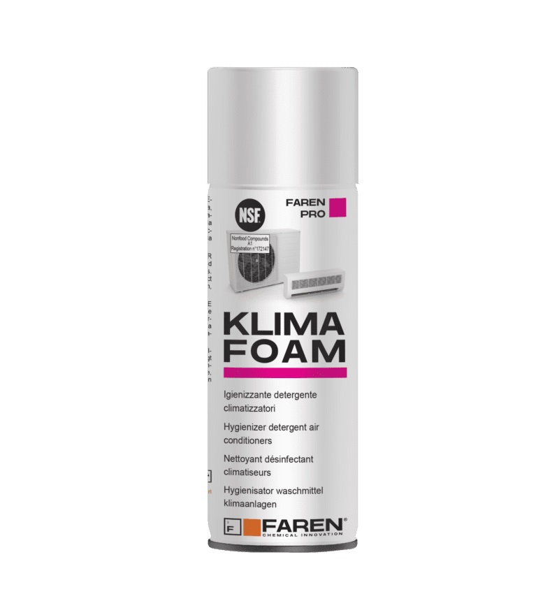 FAREN DETERGENTE IGIENIZZANTE 'KLIMA FOAM' CON SCHIUMA ATTIVA 400 ml