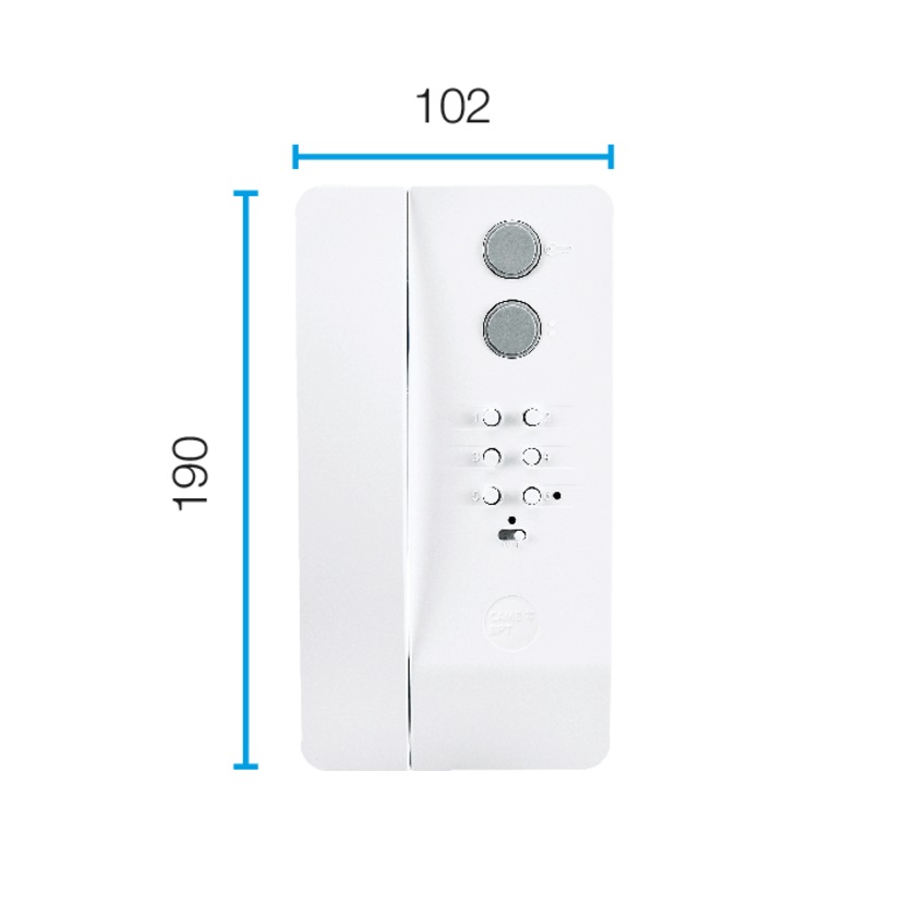 CAME CITOFONO AGATA C/B 200 CON TASTO AUX PROGRAMMABILE - immagine 2