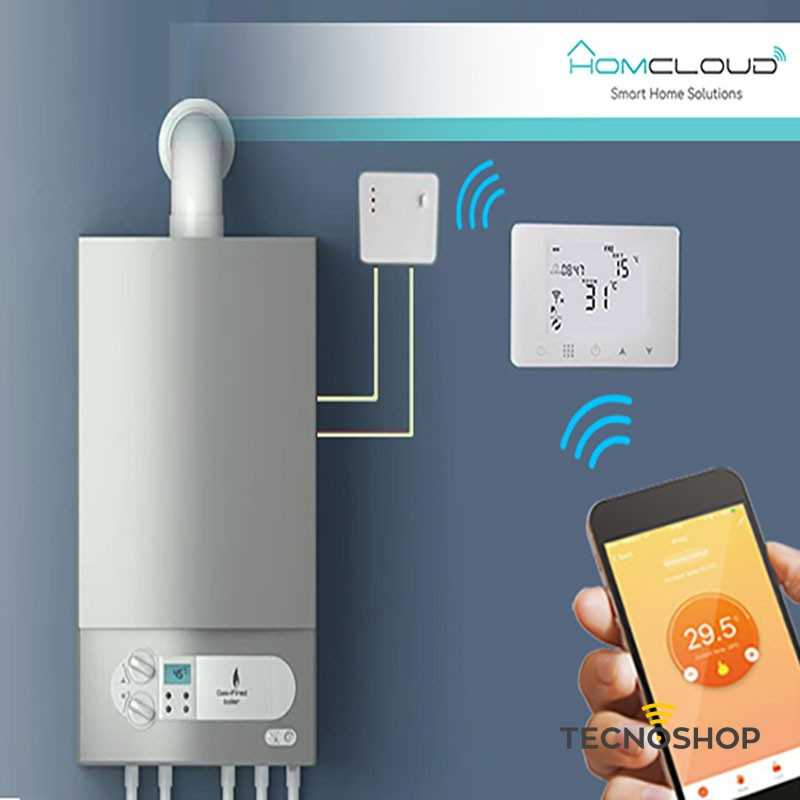 CRONOTERMOSTATO WI-FI CON RICEVITORE RF COMPATIBILE CON GOOGLE/ALEXA - immagine 3