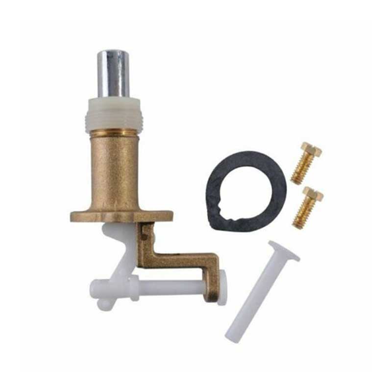 PUCCI PULSANTE COMPLETO 80009034 IN OTTONE PER CASSETTA IN RAME - immagine 2