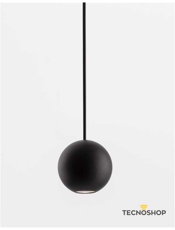 NOVALUCE SOSPENSIONE LED "NOCCI" 4.5W 3000K 158cm NERA - immagine 2