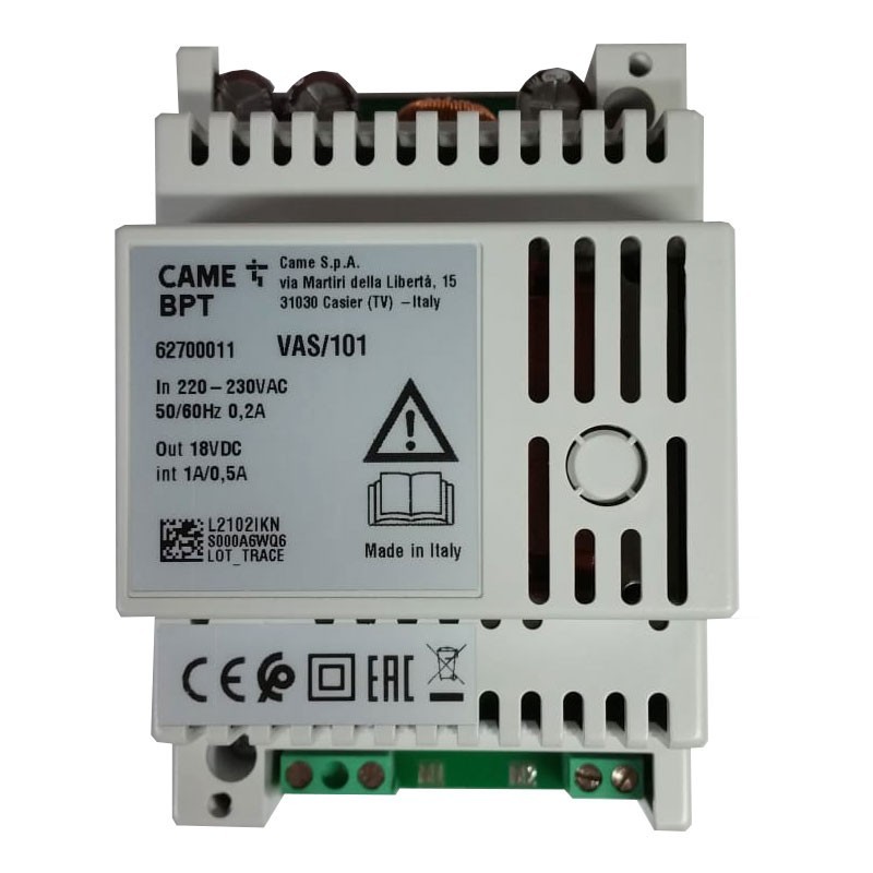 CAME KIT VIDEOCITOFONICO MONOFAMILIARE 8K40CF-021 PLX + LHS - immagine 5