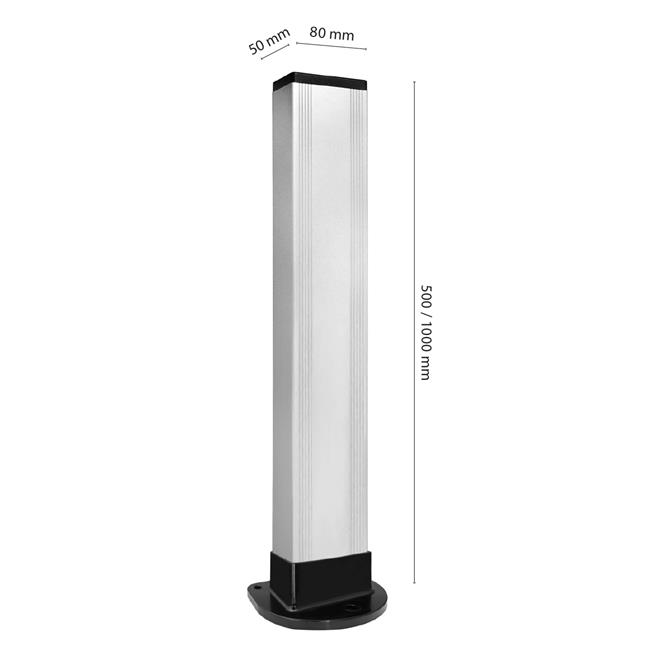 NOLOGO COLONNINA IN ALLUMINIO H.50cm - immagine 2