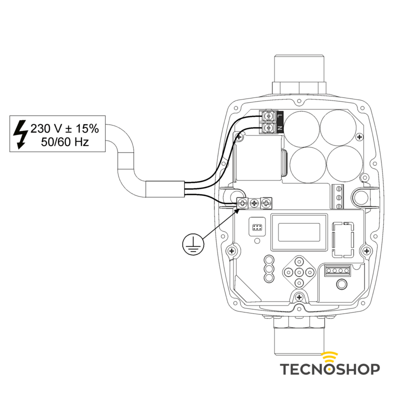 ITALTECNICA PRESSCONTROL INVERTER "SIRIO UNIVERSAL" USCITA MONOFASE/TRIFASE - immagine 5