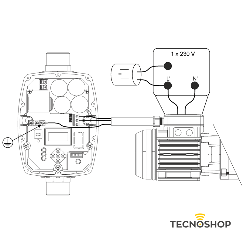 ITALTECNICA PRESSCONTROL INVERTER "SIRIO UNIVERSAL" USCITA MONOFASE/TRIFASE - immagine 4