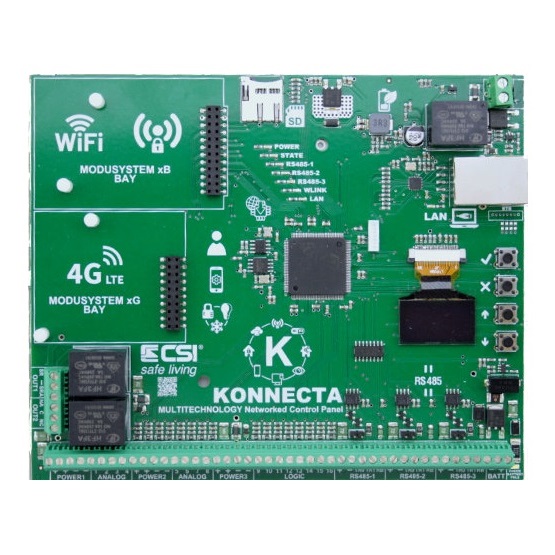 CSI CENTRALE ALLARME KONNECTA 16 ZONE ESPANDIBILE CON LAN - RS485 E SUPPORTO 4G - immagine 2