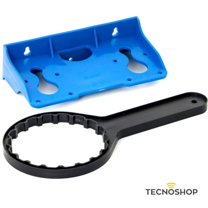 KIT PORTAFILTRO ACQUA DOPPIO DA 3/4" PER CARTUCCE DA 10" - immagine 3