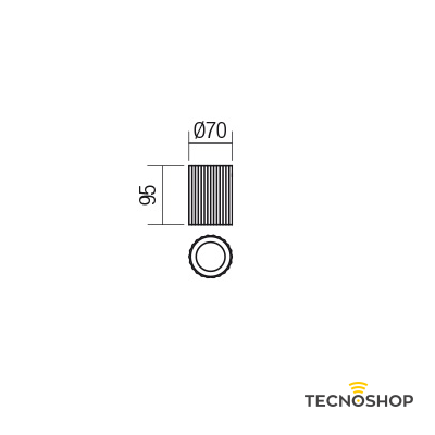 REDO PLAFONE A SOFFITO "DELPHI" 1XGU10 ORO OPACO - immagine 2