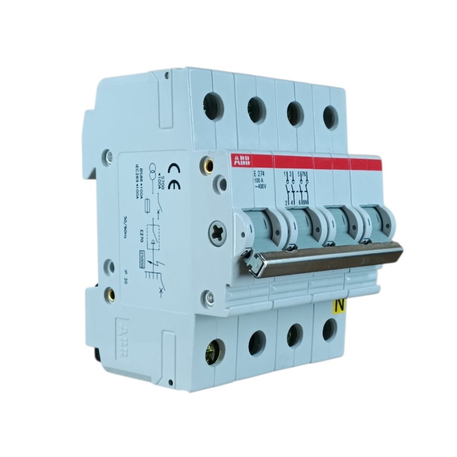 ABB SEZIONATORE MODULARE E274 4P 100A 4 MODULI - immagine 2