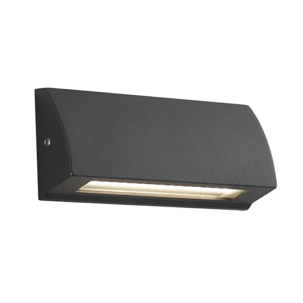 INTEC SEGNAPASSO LED SHELBY 4W 445LM CCT IP54 ANTRACITE 130x55mm