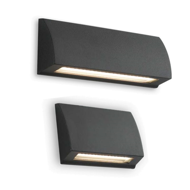 INTEC SEGNAPASSO LED SHELBY 6W 670LM CCT IP54 ANTRACITE 170x60mm - immagine 3