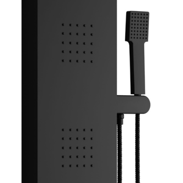 COLONNA DOCCIA IN ACCIAIO INOX NERO OPACO MODELLO SIRIO - immagine 3