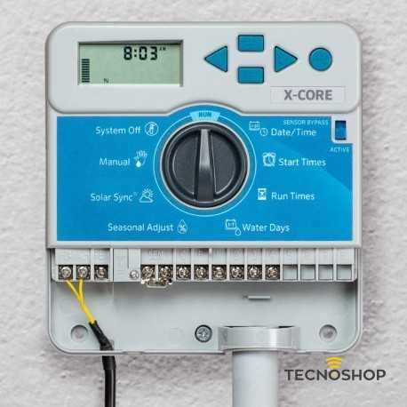 HUNTER PROGRAMMATORE CENTRALINA IRRIGAZIONE 6 STAZIONI SERIE X-CORE 601I-E - immagine 3