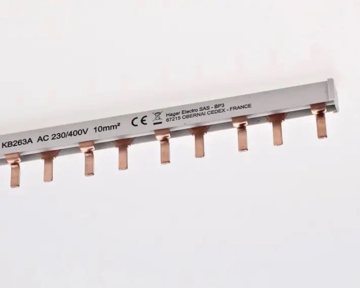 HAGER BARRETTA DI CABLAGGIO SCORREVOLE KB263A 2P 12 MODULI DIN - immagine 2