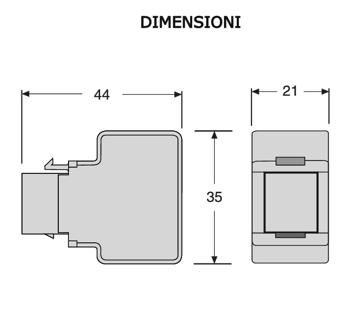 TECNOSWITCH LAMPADA DI EMERGENZA KEYSTONE SA/SE - immagine 2