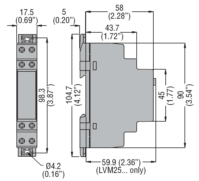 LOVATO RELÈ DI LIVELLO LVMKIT25 24/240V + 2 SONDE - immagine 2