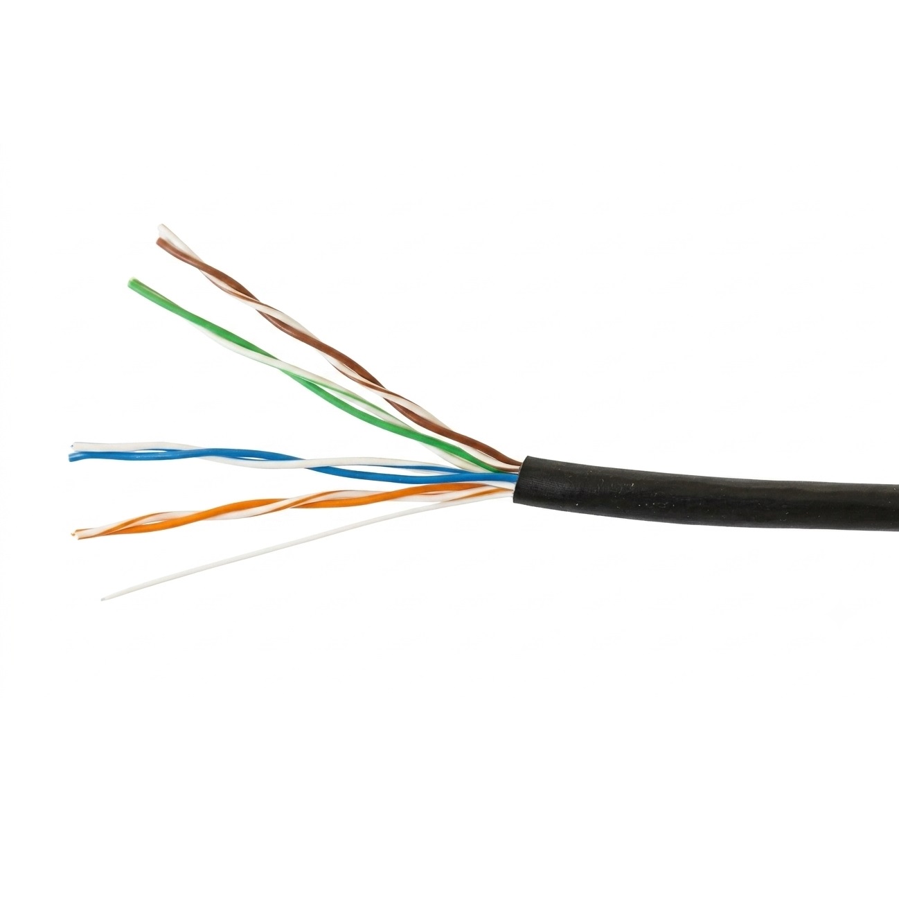 MICROTEK CAVO DI RETE MTK83PEB10 UTP CAT.5e NERO PVC/FRPE PER POZZETTATURA
