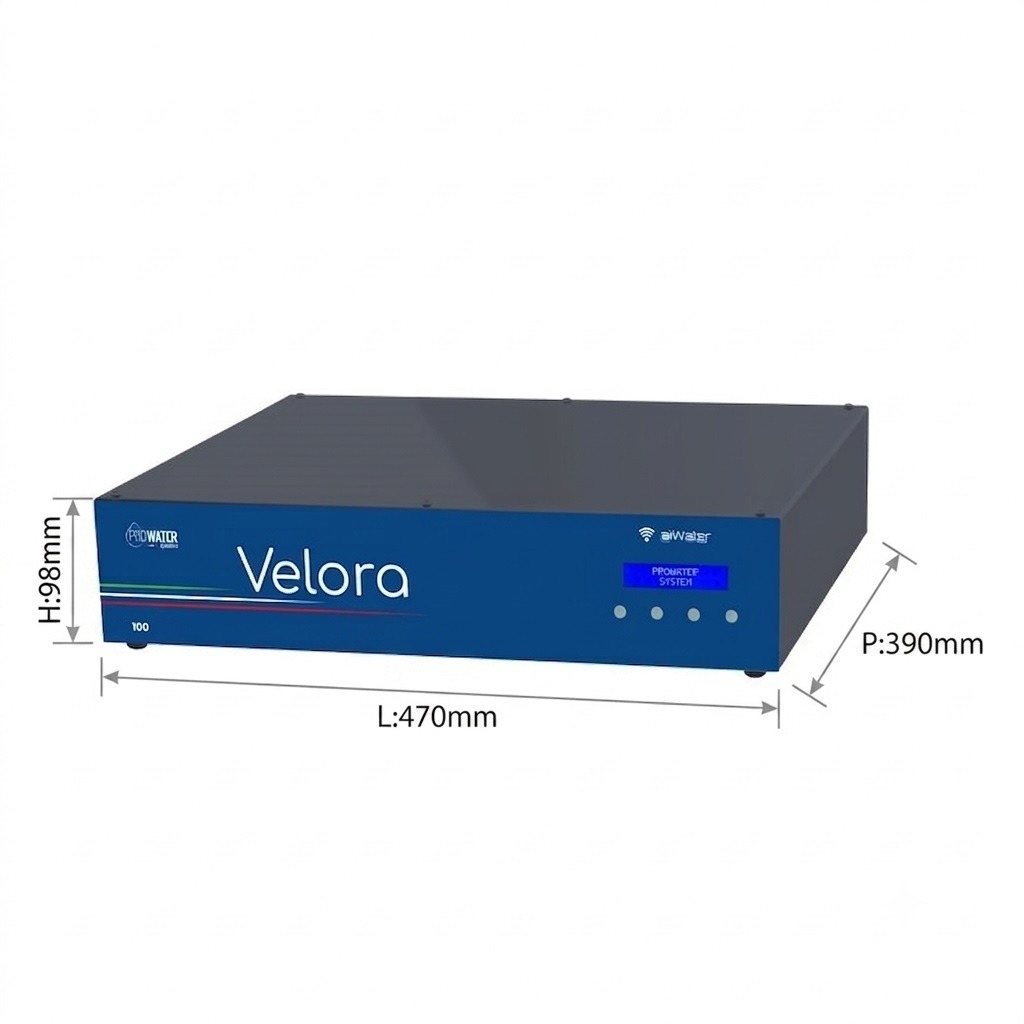 AFFINATORE AD OSMOSI INVERSA 100 L/h VELORA PW326D SOTTOLAVELLO CON DISPLAY LCD - immagine 2