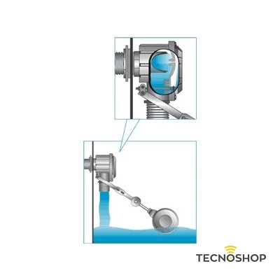 GALLEGGIANTE IN PLASTICA DA 3/4'' QUICK STOP - immagine 3