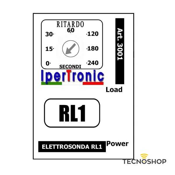 IPERTRONIC ELETTROSONDA RL1 CON CONTATTO NA PER BARRA DIN - immagine 3