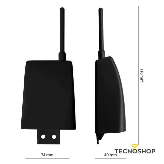 NOLOGO RICEVENTE RX2-XLB 433.92MHz A 2 CANALI CON BOX PER ESTERNO - immagine 2