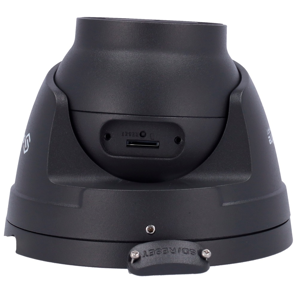 SAFIRE TELECAMERA IP PoE TURRET 4MPX 2.8mm AI COLORE GRIGIO - immagine 3